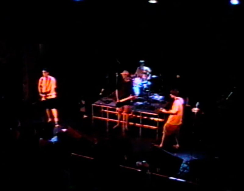 Streetcar onstage at the Metro in 1995. Brady is on the far left of the image. 