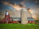 A large red barn on a farm in Stutsman, North Dakota, not the farm in today's episode. (Photo by Bill Tanata via Flickr/Creative Commons https://flic.kr/p/21dz76R)