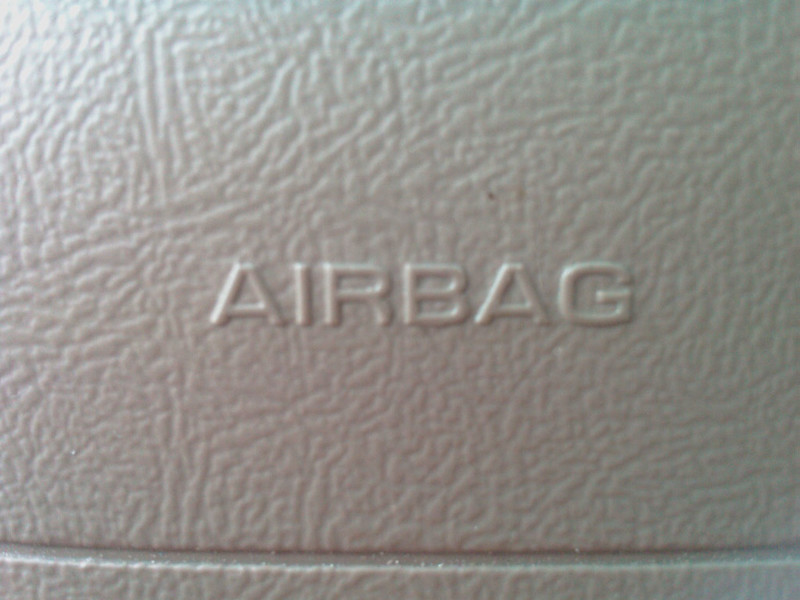 The word AIRBAG written on a dashboard. (Photo by Josh via Flickr/Creative Commons https://flic.kr/p/4Q3D8Q)