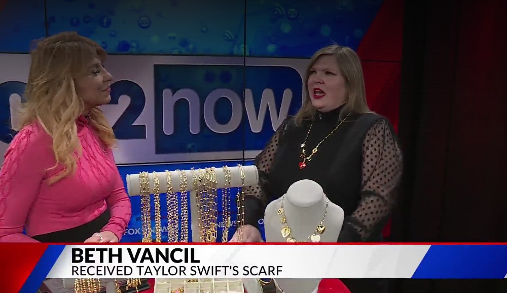 Beth Vancil: Received Taylor Swift's Scarf