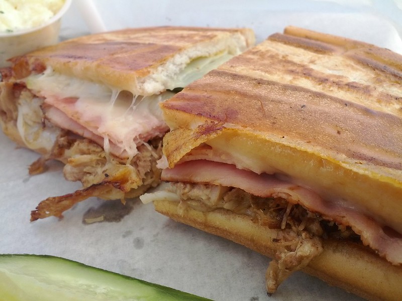 Close up of a Cuban sandwich. (Photo by Ron Dollete via Flickr/Creative Commons https://flic.kr/p/bqbHUr)