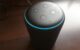 A black Amazon Echo with its blue "listen" light on. (Photo by Smart Home Perfected via Flickr/Creative Commons https://flic.kr/p/2kLY2XD)