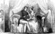 An illustration from the Sunday Chronicle in April 1841 depicts "Boy" Jones (left) spying on Prince Albert and Queen Victoria. Image via Wikicommons https://en.wikipedia.org/wiki/The_boy_Jones#/media/File:The_Boy_Jones_spying_on_Victoria_and_Albert.jpg